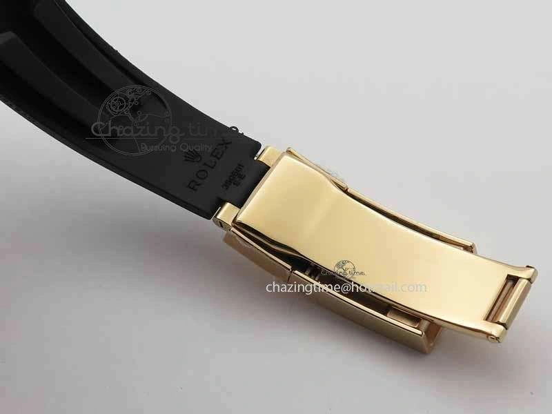 Daytona 116515 Noob 1:1 Best Edition Rose Gold Dial On Black Rubber Strap A7750(Free Extra Strap) Durable 3740