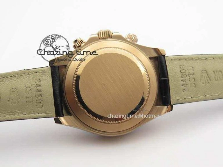 Daytona 116515 Noob 1:1 Best Edition White Dial On Black Leather Strap A GoodFit 3791