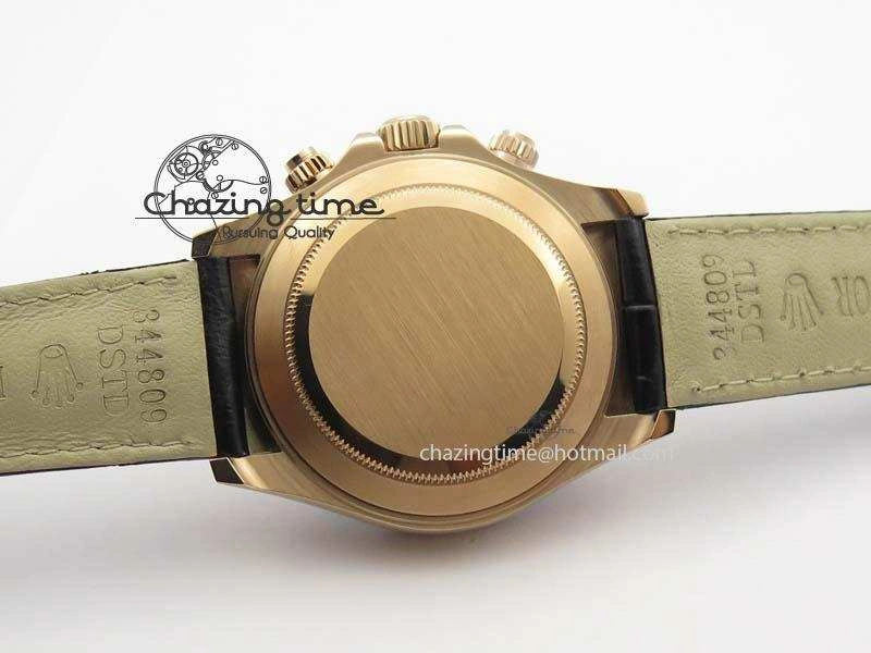 Daytona 116515 Noob 1:1 Best Edition White Dial On Black Leather Strap A GoodFit 3791