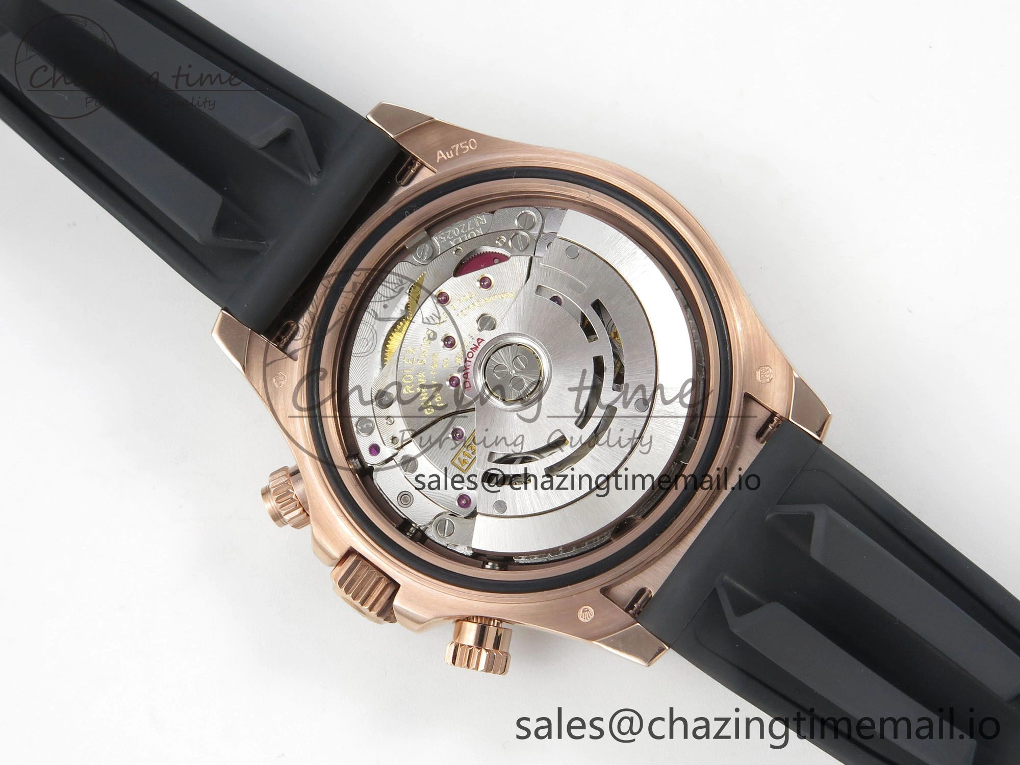 BestValue Daytona 116515 QF 1:1 Best Edition Black RG Dial on Oysterflex Strap SH4130 V11（Gain Weight） 160