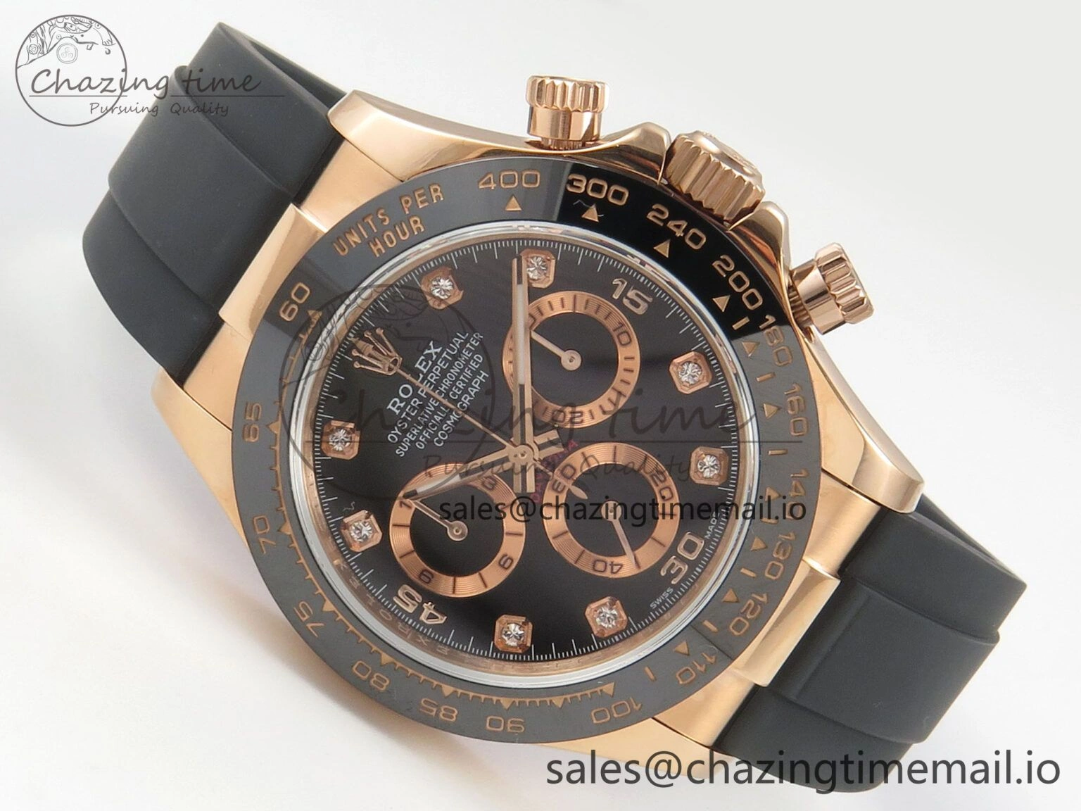 Daytona 116515 QF 1:1 Best Edition Black RG Dial on Oysterflex Strap SH4130 V11（Gain Weight） GoAnywhere 159