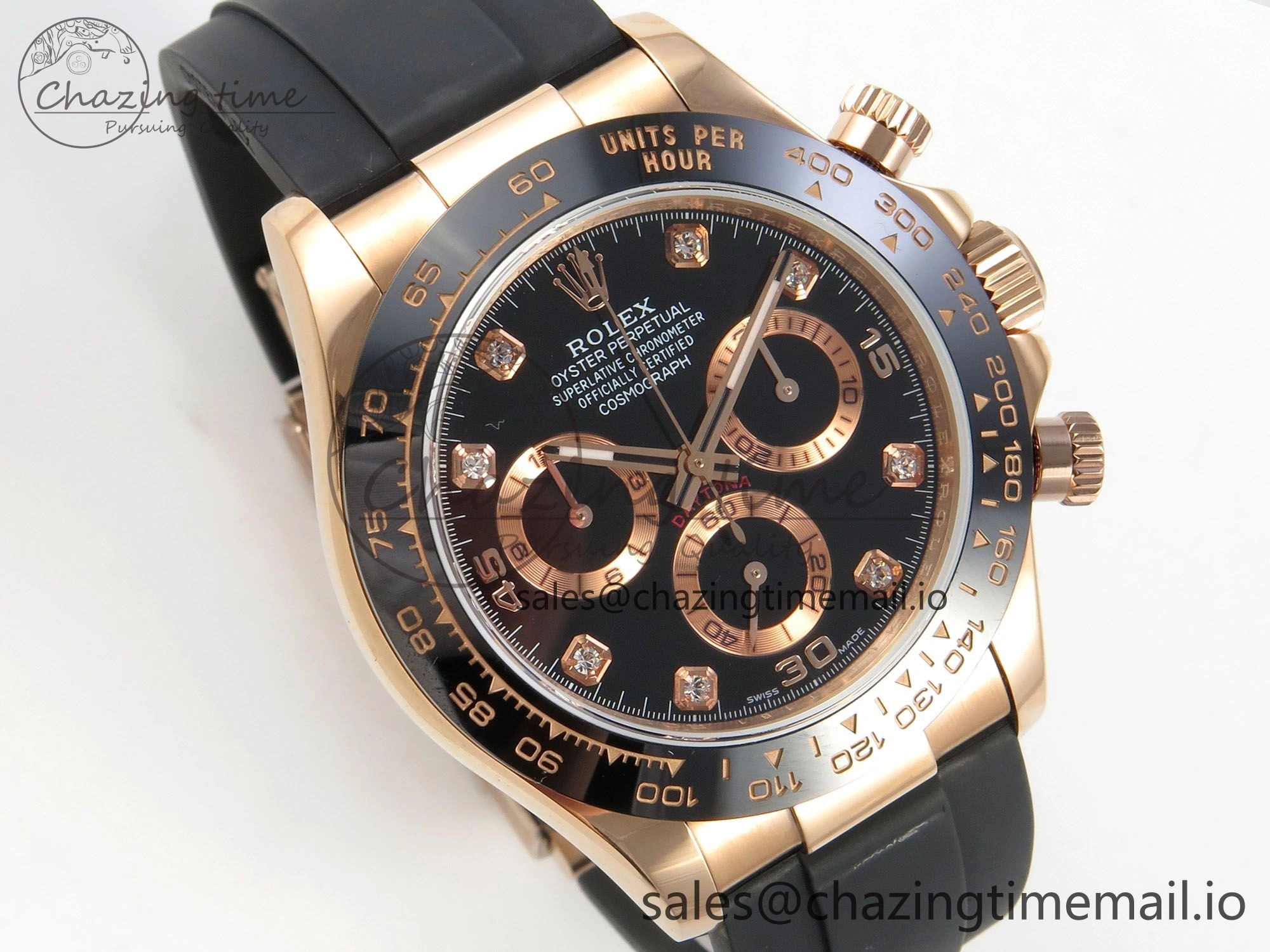 Daytona 116515 QF 1:1 Best Edition Black RG Dial on Oysterflex Strap SH4130 V11（Gain Weight） GoAnywhere 159