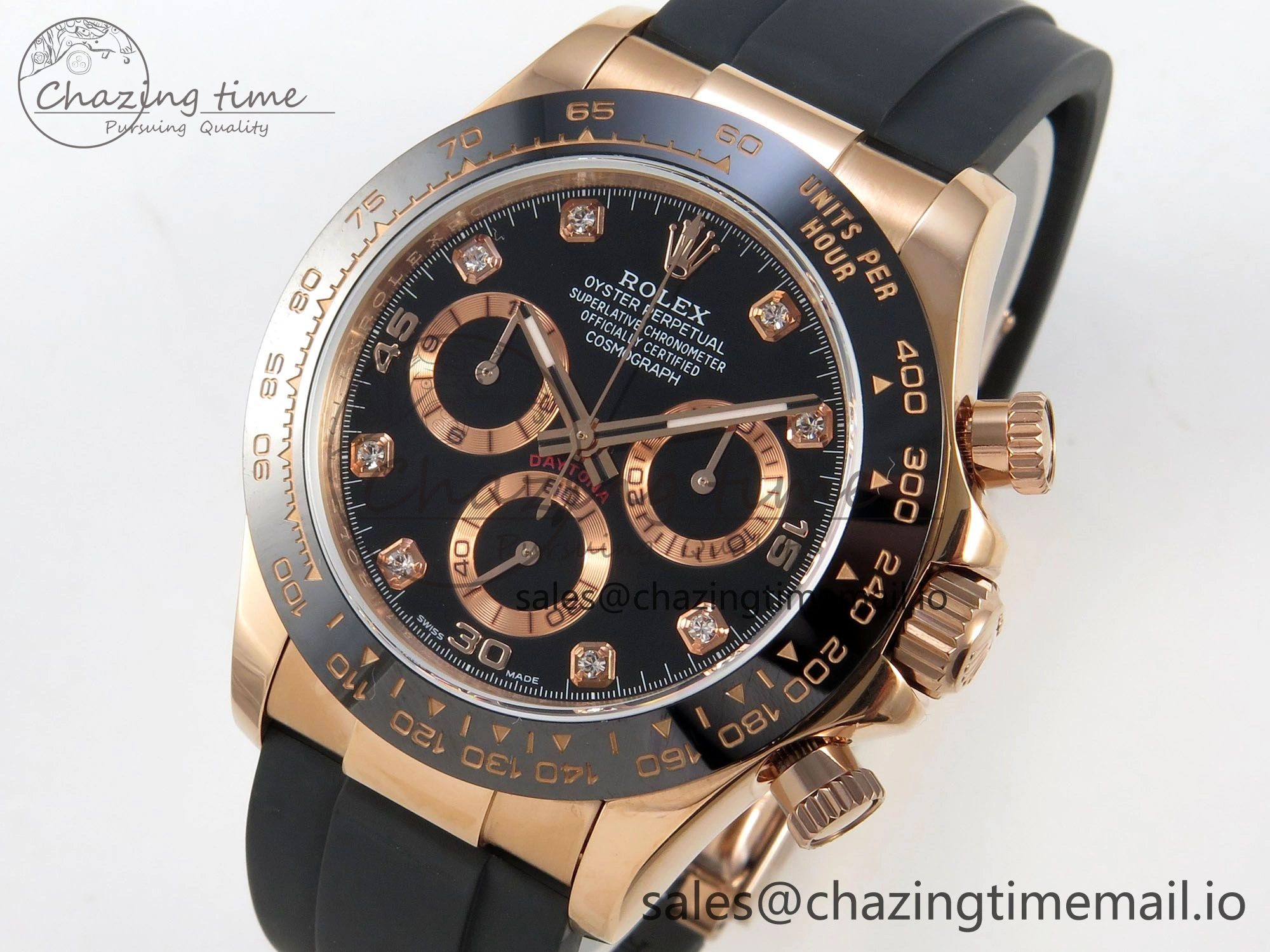 Daytona 116515 QF 1:1 Best Edition Black RG Dial on Oysterflex Strap SH4130 V11（Gain Weight） GoAnywhere 159