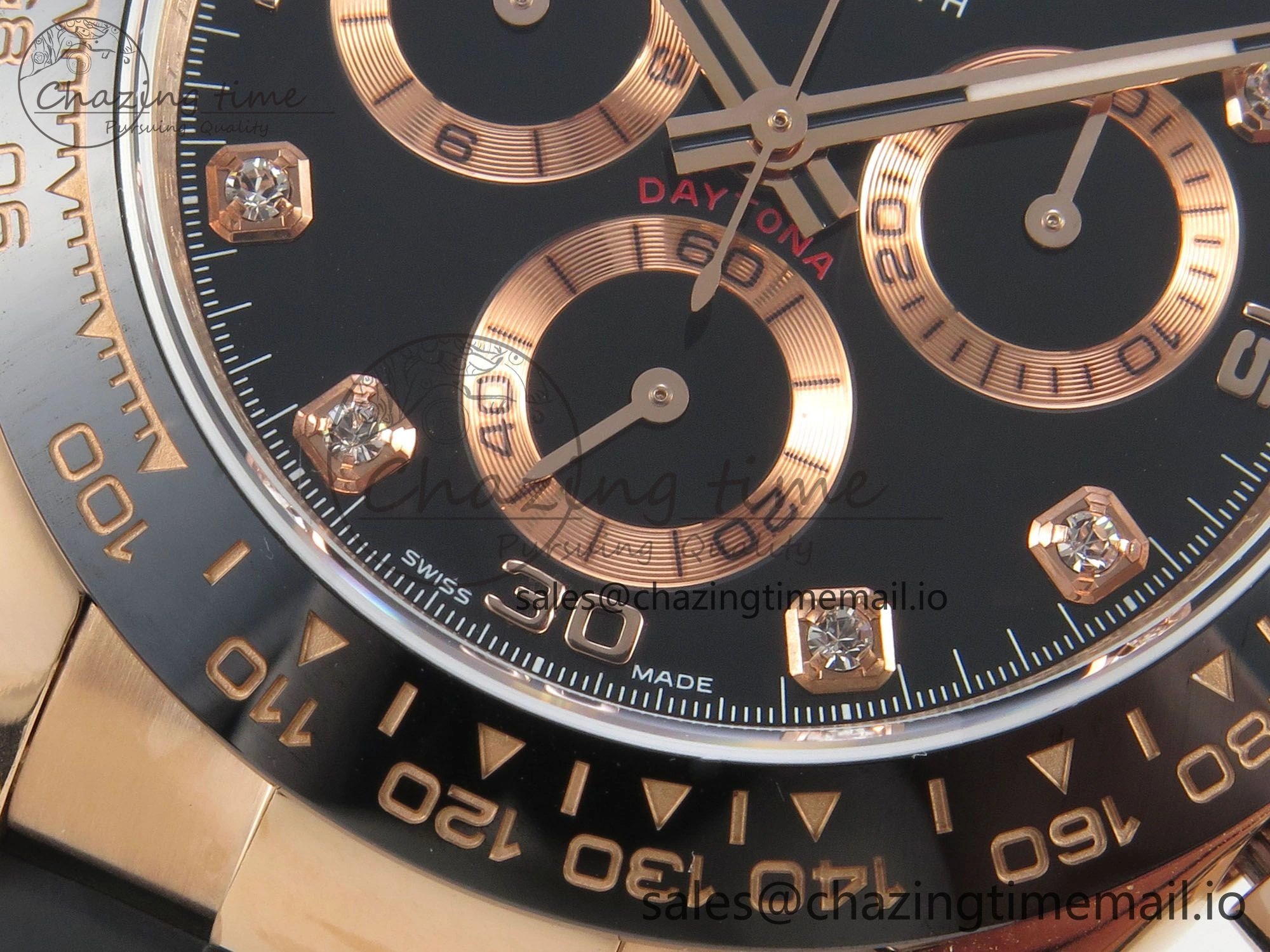 Daytona 116515 QF 1:1 Best Edition Black RG Dial on Oysterflex Strap SH4130 V11（Gain Weight） GoAnywhere 159