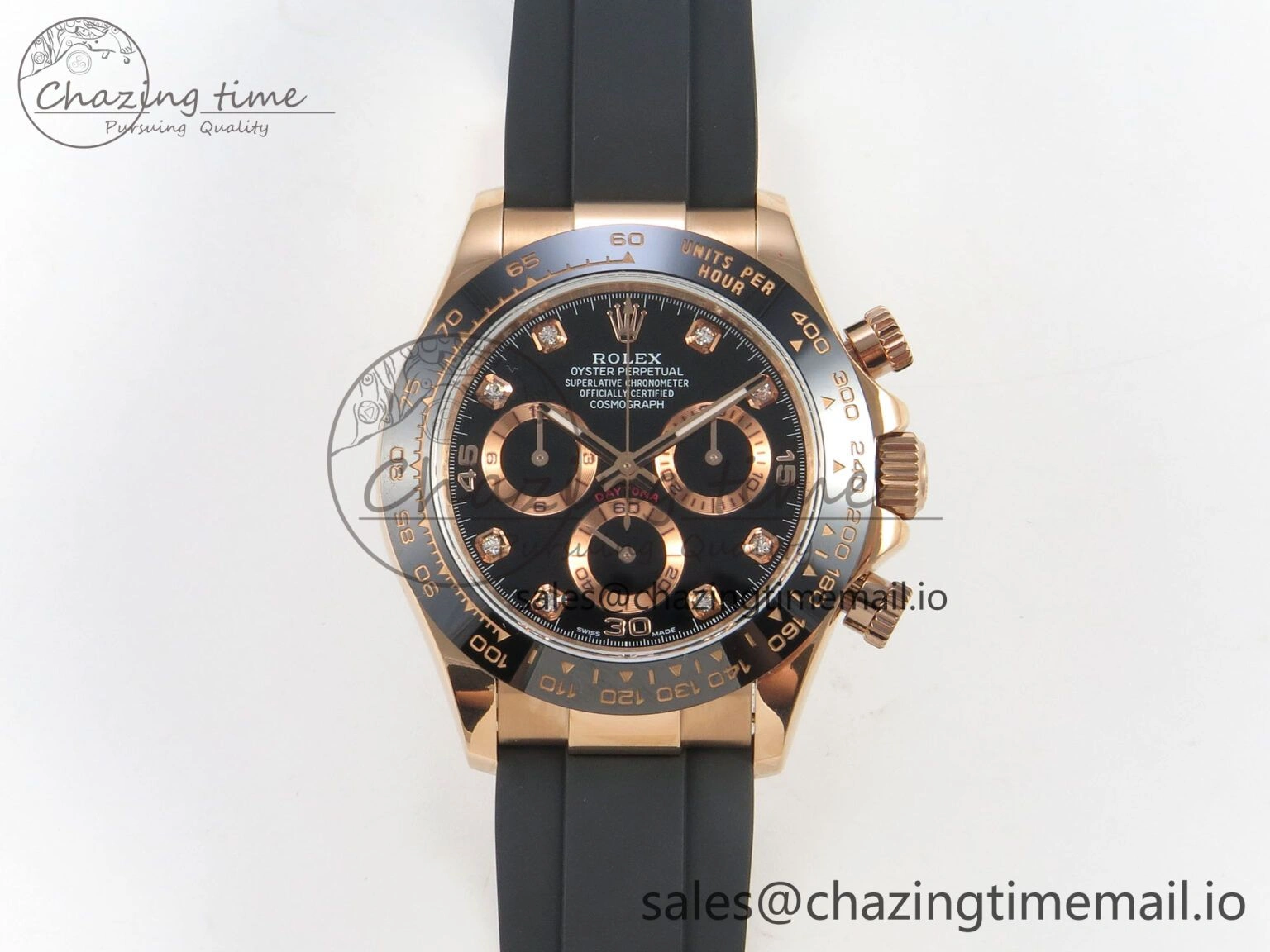 Daytona 116515 QF 1:1 Best Edition Black RG Dial on Oysterflex Strap SH4130 V11（Gain Weight） GoAnywhere 159