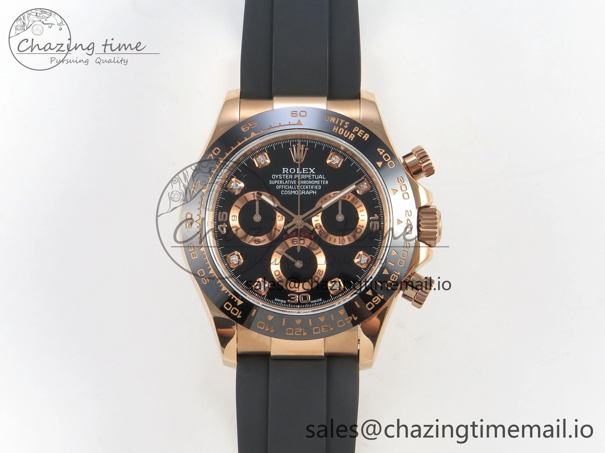 Daytona 116515 QF 1:1 Best Edition Black RG Dial on Oysterflex Strap SH4130 V11（Gain Weight） GoAnywhere 159