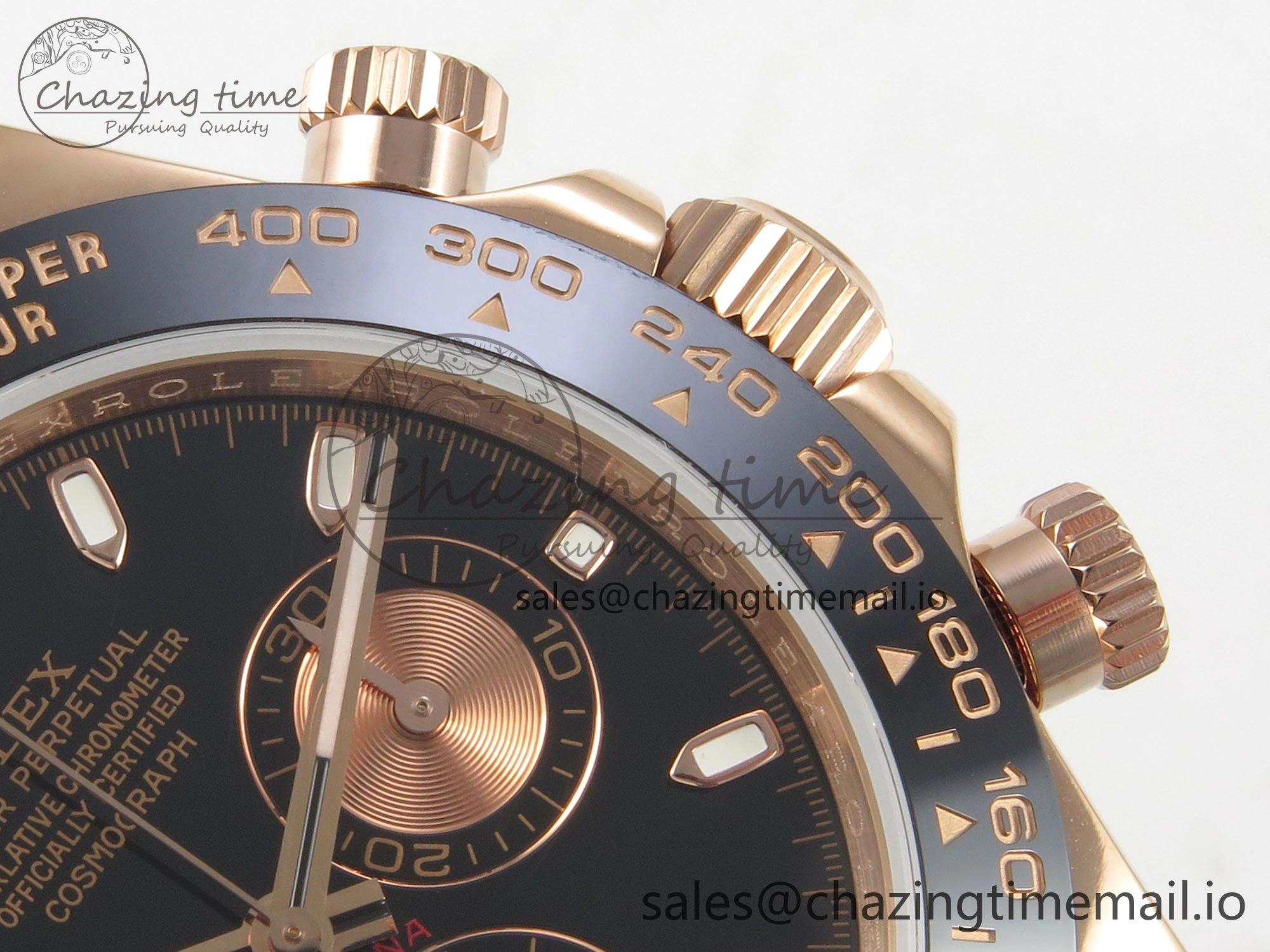 BestValue Daytona 116515 QF 1:1 Best Edition Black RG Dial on Oysterflex Strap SH4130 V11（Gain Weight） 160