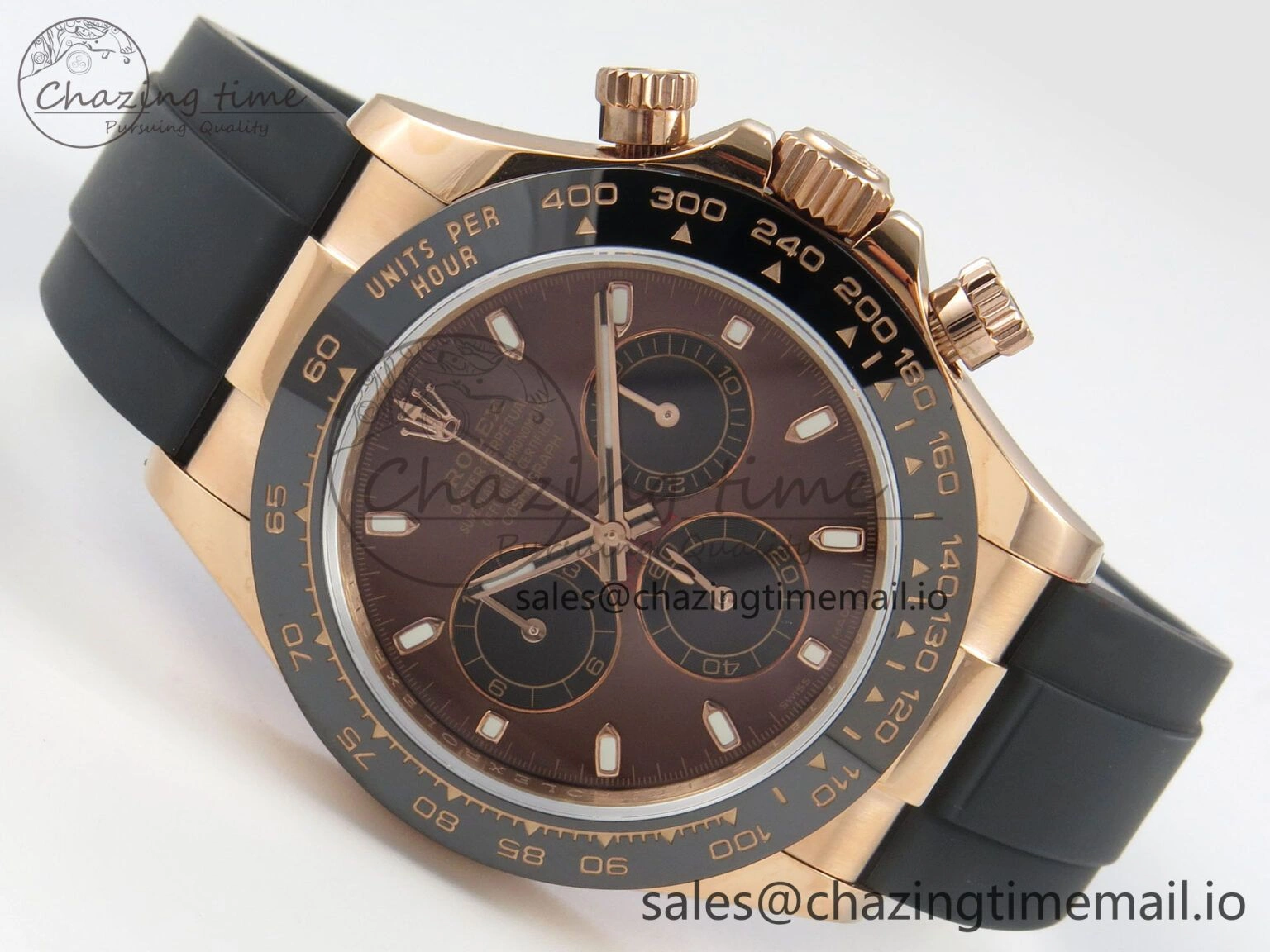 Trendy Daytona 116515 QF 1:1 Best Edition Brown Black Dial on Oysterflex Strap SH4130 V11（Gain Weight） 161