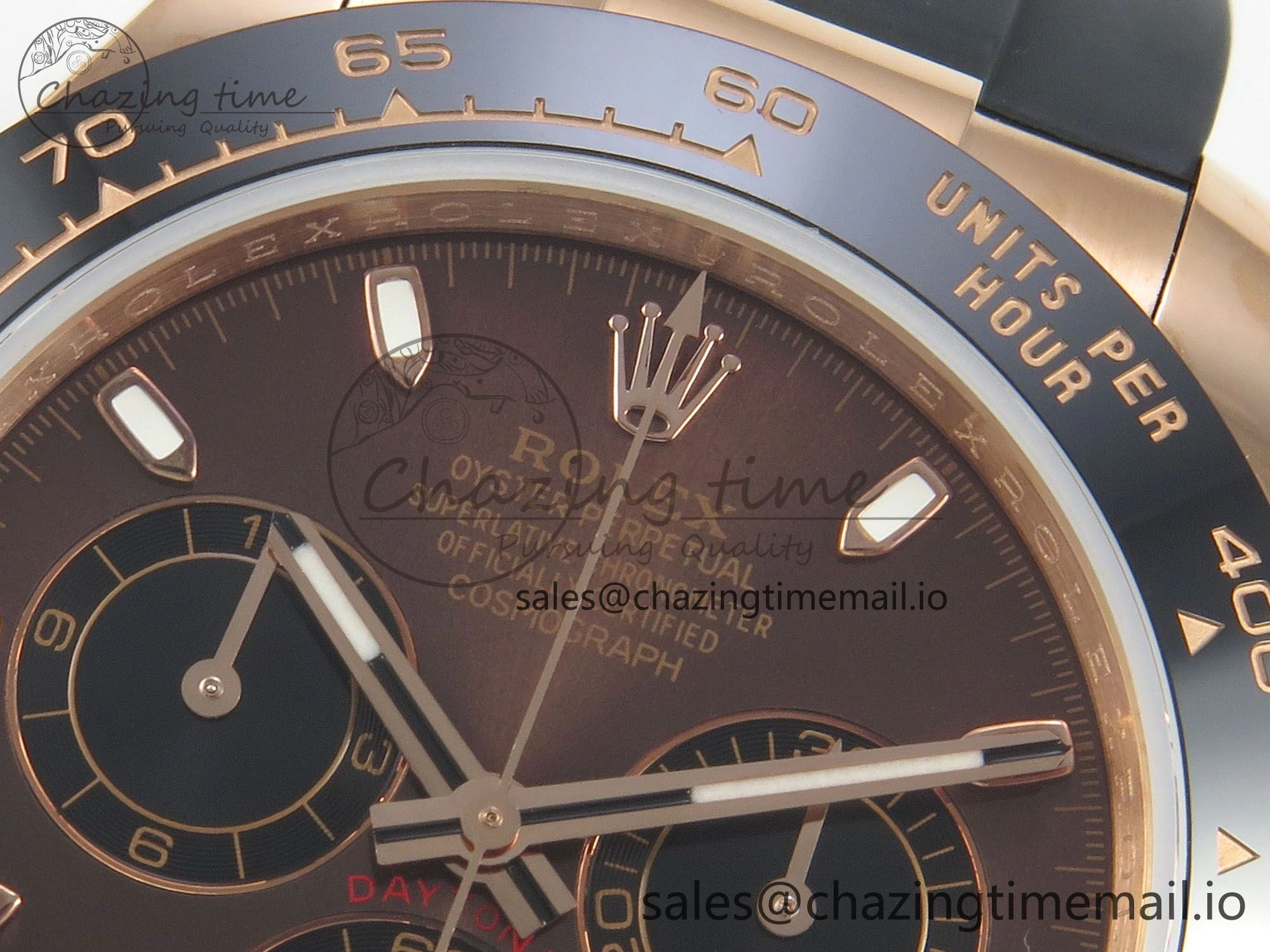 Trendy Daytona 116515 QF 1:1 Best Edition Brown Black Dial on Oysterflex Strap SH4130 V11（Gain Weight） 161