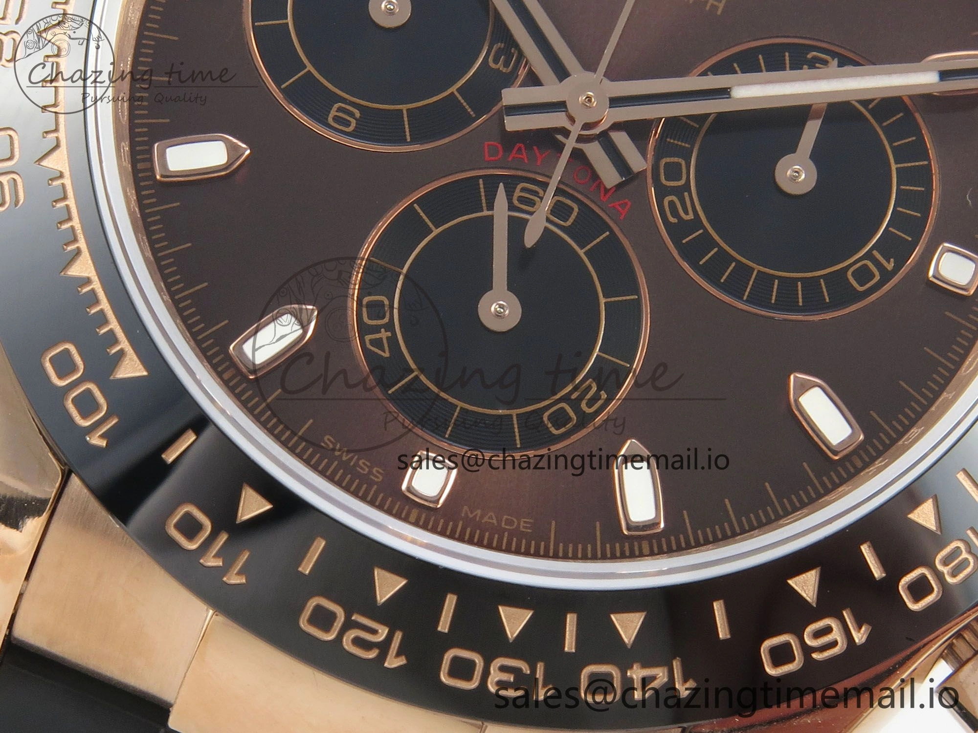 Trendy Daytona 116515 QF 1:1 Best Edition Brown Black Dial on Oysterflex Strap SH4130 V11（Gain Weight） 161