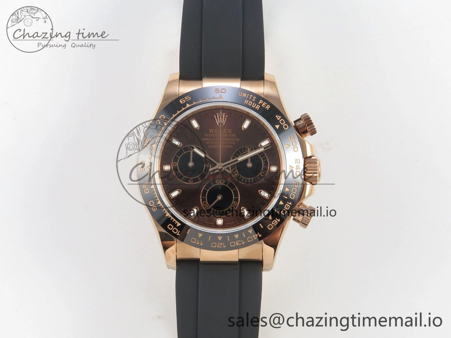 Trendy Daytona 116515 QF 1:1 Best Edition Brown Black Dial on Oysterflex Strap SH4130 V11（Gain Weight） 161