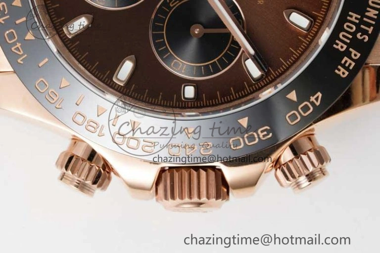 Reliable Daytona 116515 QF 1:1 Best Edition Chocolate Dial on Oysterflex Rubber Strap SA 2274