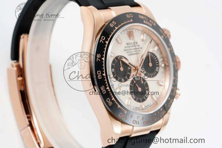 Elegant Daytona 116515 QF 1:1 Best Edition Meteorite Dial on Oysterflex Rubber Strap SA 2278