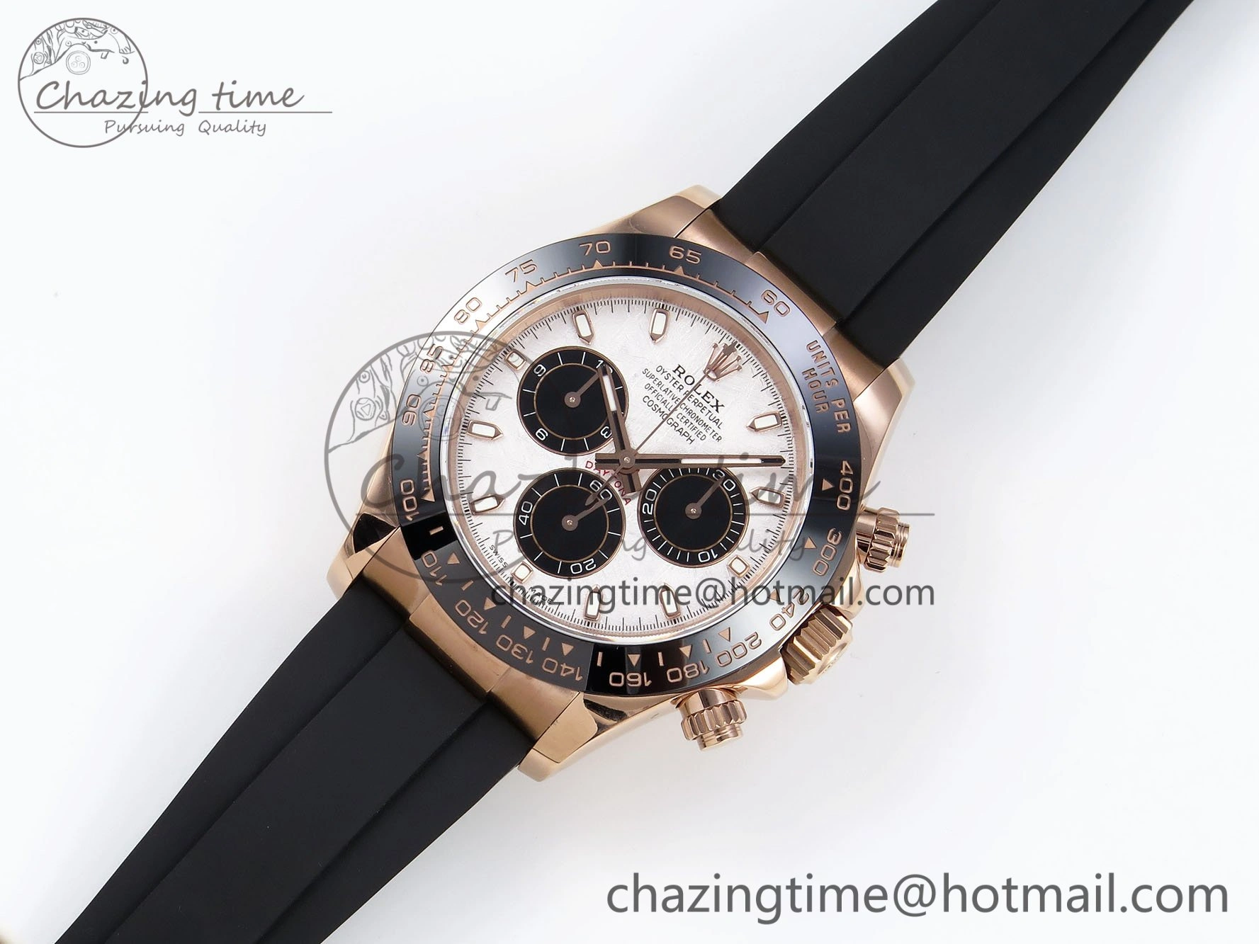 Daytona 116515 QF 1:1 Best Edition Meteorite Dial on Oysterflex Strap SH4130 V3 (Gain Weight) Compact 1689