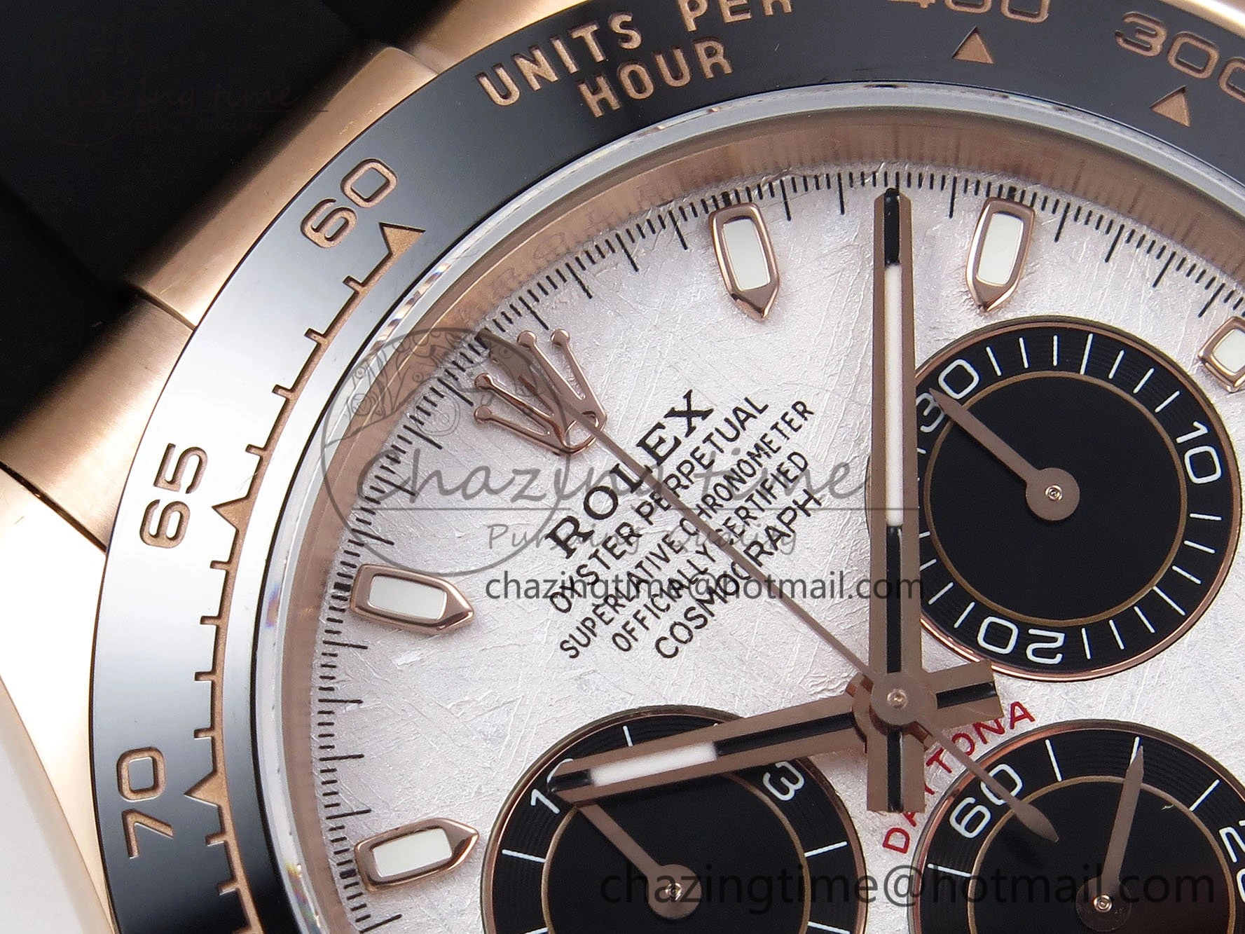 Daytona 116515 QF 1:1 Best Edition Meteorite Dial on Oysterflex Strap SH4130 V3 (Gain Weight) Compact 1689