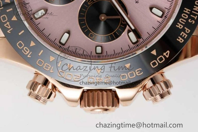 Daytona 116515 QF 1:1 Best Edition Pink Dial on Oysterflex Rubber Strap SA HighQuality 2276