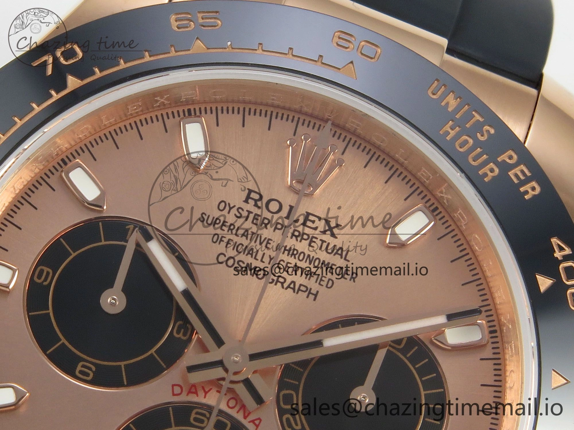 Daytona 116515 QF 1:1 Best Edition RG Black Dial on Oysterflex Strap SH4130 V11（Gain Weight） Packable 158