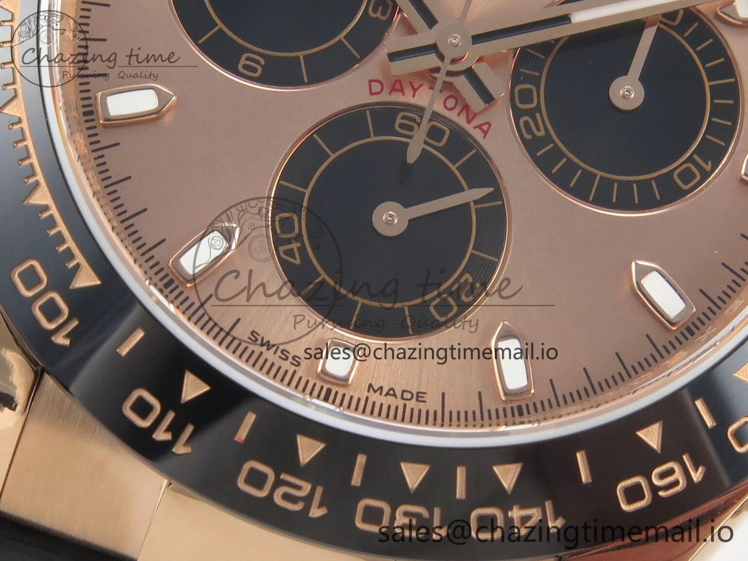 Daytona 116515 QF 1:1 Best Edition RG Black Dial on Oysterflex Strap SH4130 V11（Gain Weight） Packable 158