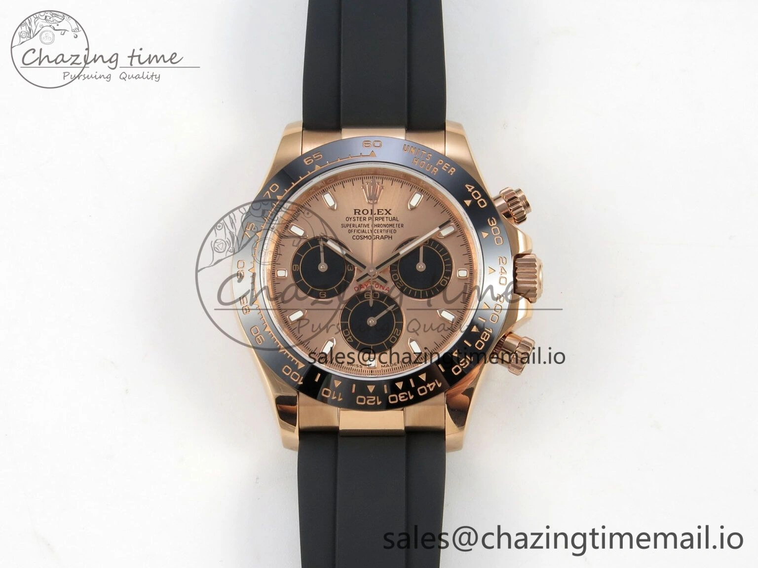 Daytona 116515 QF 1:1 Best Edition RG Black Dial on Oysterflex Strap SH4130 V11（Gain Weight） Packable 158