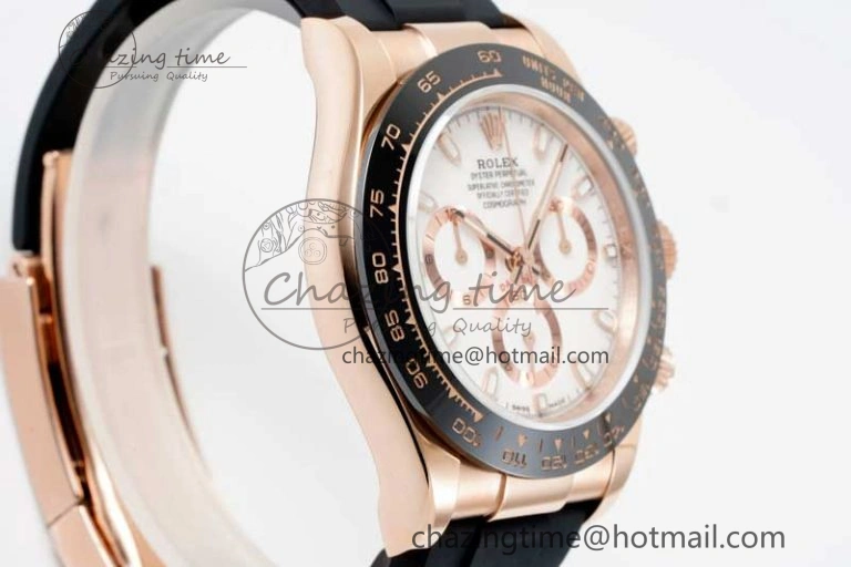Daytona 116515 QF 1:1 Best Edition White Dial on Oysterflex Rubber Strap SA Durable 2275