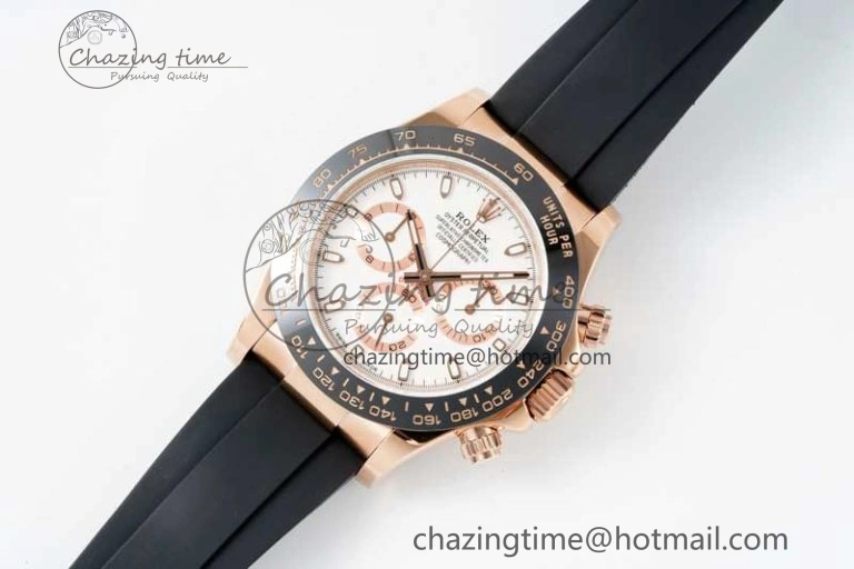 Daytona 116515 QF 1:1 Best Edition White Dial on Oysterflex Rubber Strap SA Durable 2275