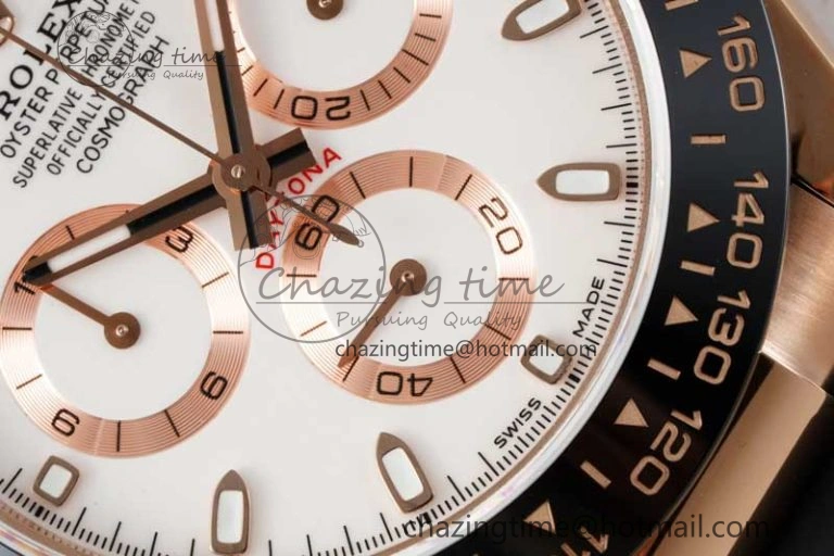 Daytona 116515 QF 1:1 Best Edition White Dial on Oysterflex Rubber Strap SA Durable 2275