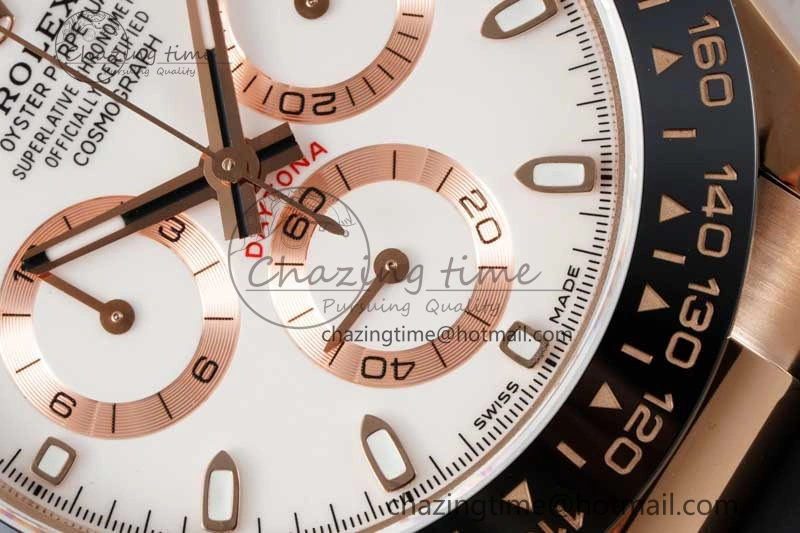 Daytona 116515 QF 1:1 Best Edition White Dial on Oysterflex Rubber Strap SA Durable 2275
