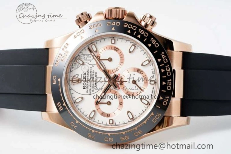 Daytona 116515 QF 1:1 Best Edition White Dial on Oysterflex Rubber Strap SA Durable 2275