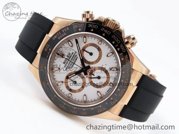 Daytona 116515 QF 1:1 Best Edition White Dial on Oysterflex Strap SH4130 V3 (Gain Weight) SportInspired 1691