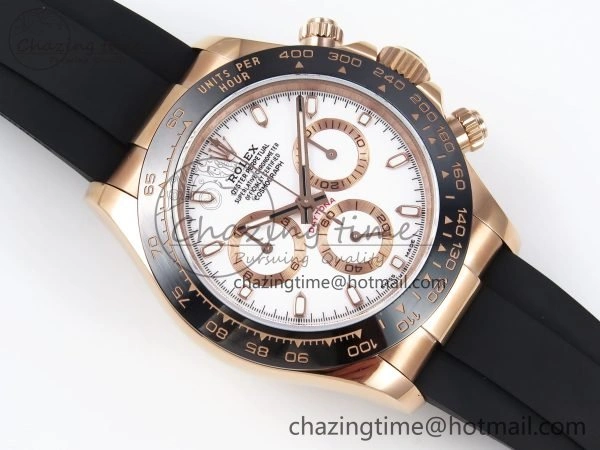 Daytona 116515 QF 1:1 Best Edition White Dial on Oysterflex Strap SH4130 V3 (Gain Weight) SportInspired 1691