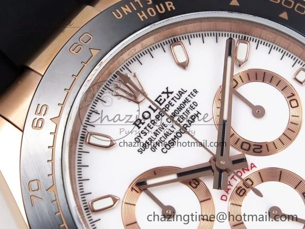 Daytona 116515 QF 1:1 Best Edition White Dial on Oysterflex Strap SH4130 V3 (Gain Weight) SportInspired 1691