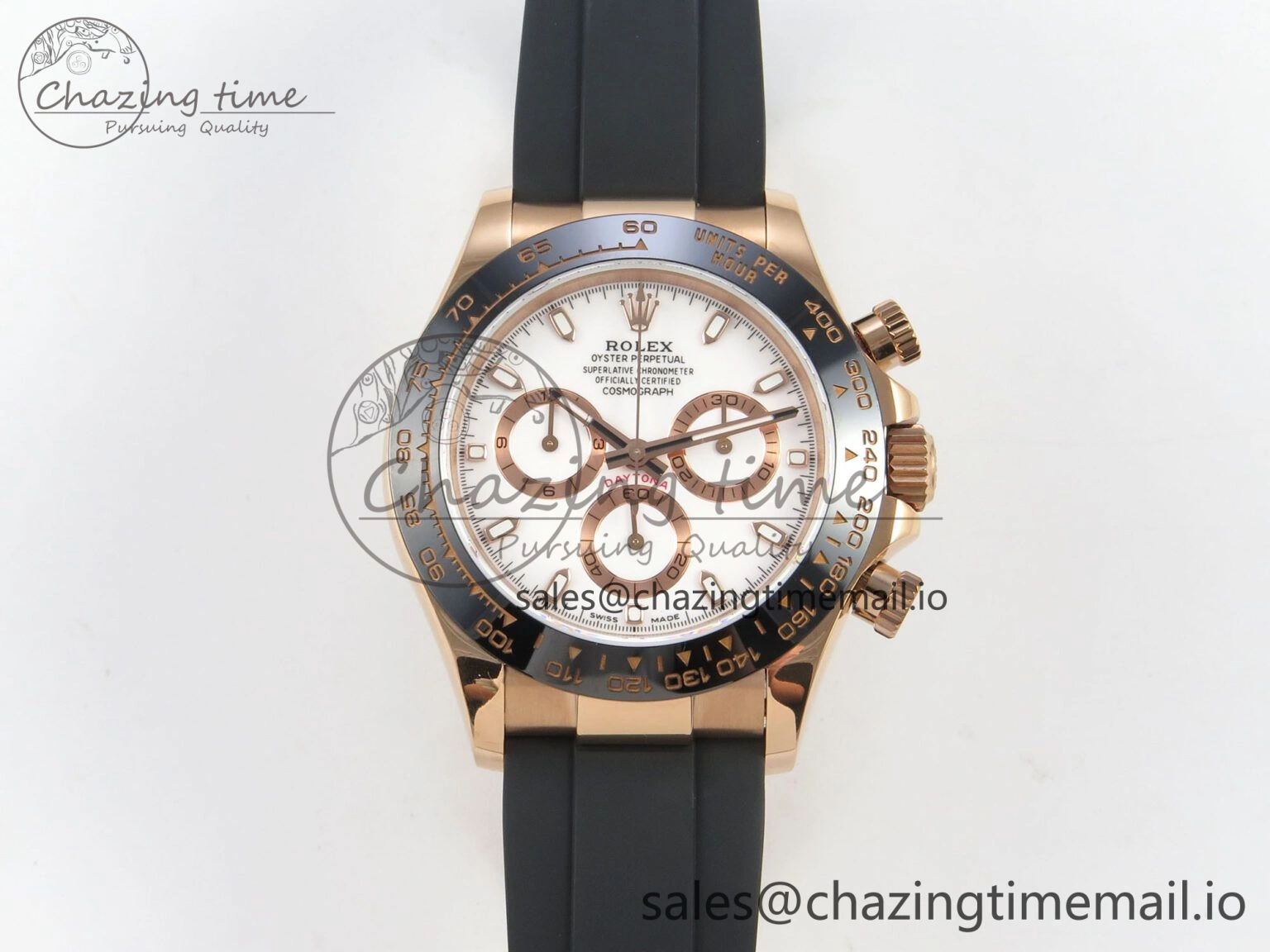 Daytona 116515 QF 1:1 Best Edition White RG Dial on Oysterflex Strap SH4130 V11（Gain Weight） Colorful 164