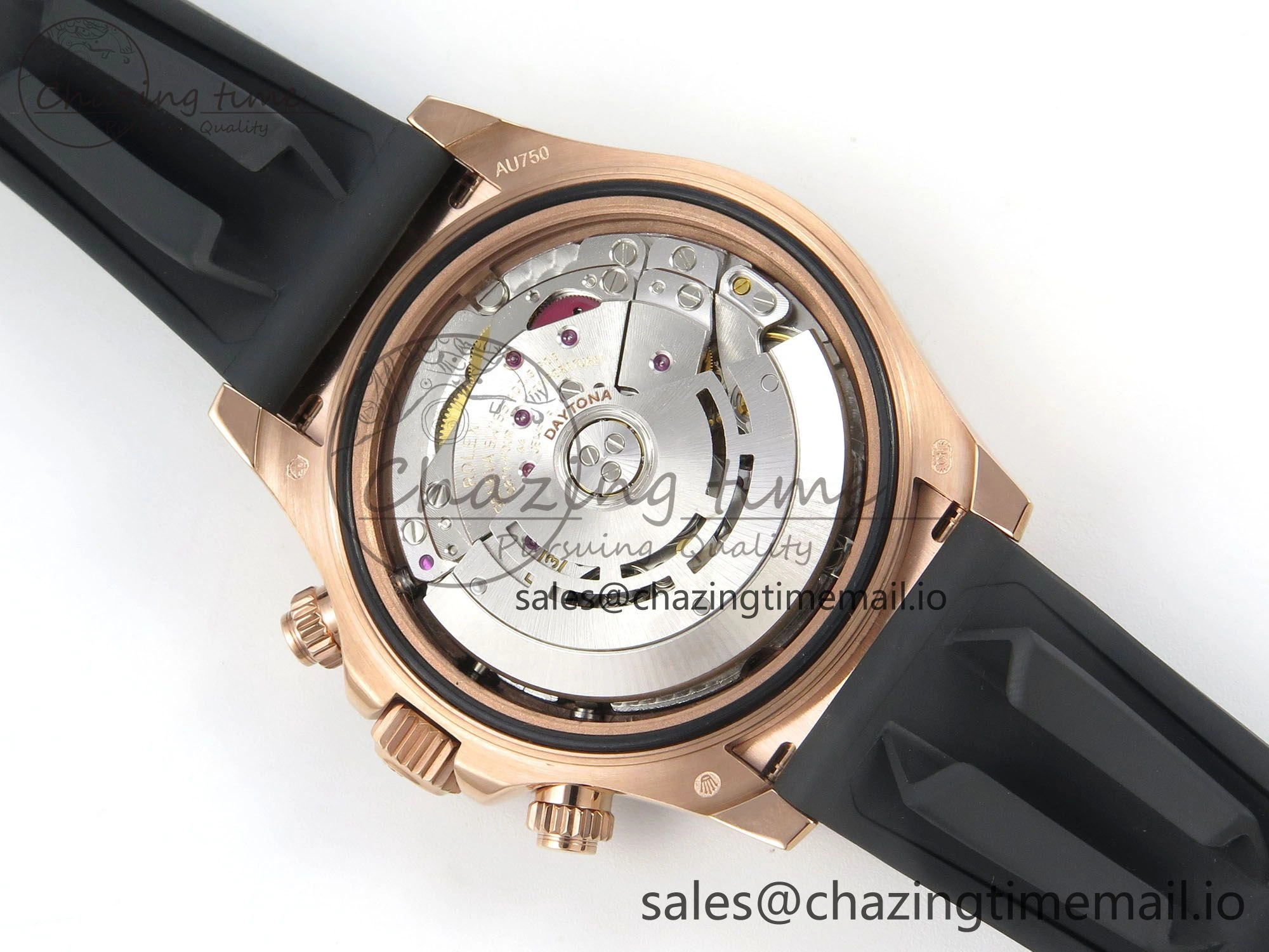 Practical Daytona 116515 RG 3CF 1:1 Best Edition Black Bezel Meteorite Dial on Oysterflex Strap SH4130 V2(Mod Version) 10815