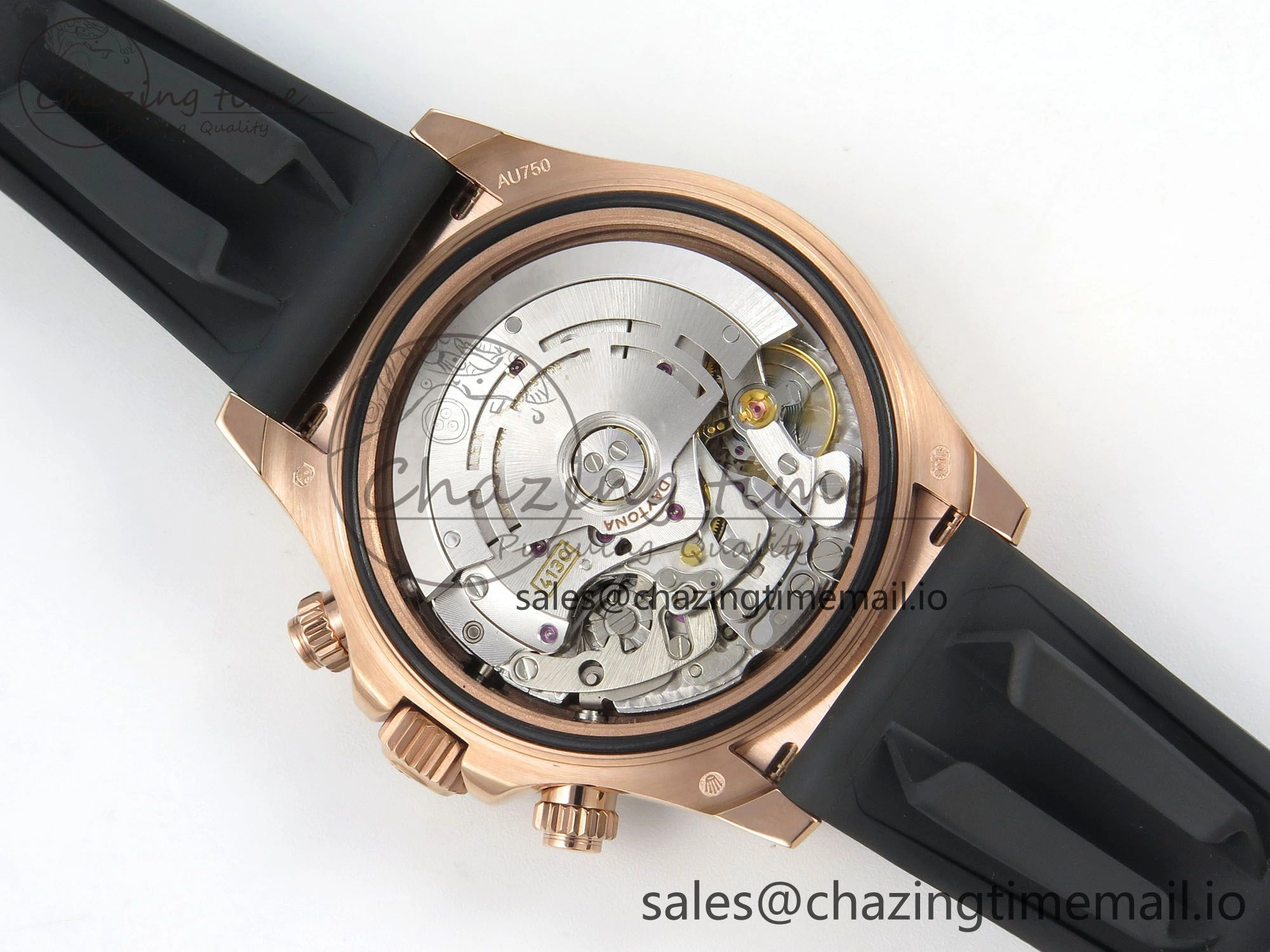 Practical Daytona 116515 RG 3CF 1:1 Best Edition Black Bezel Meteorite Dial on Oysterflex Strap SH4130 V2(Mod Version) 10815