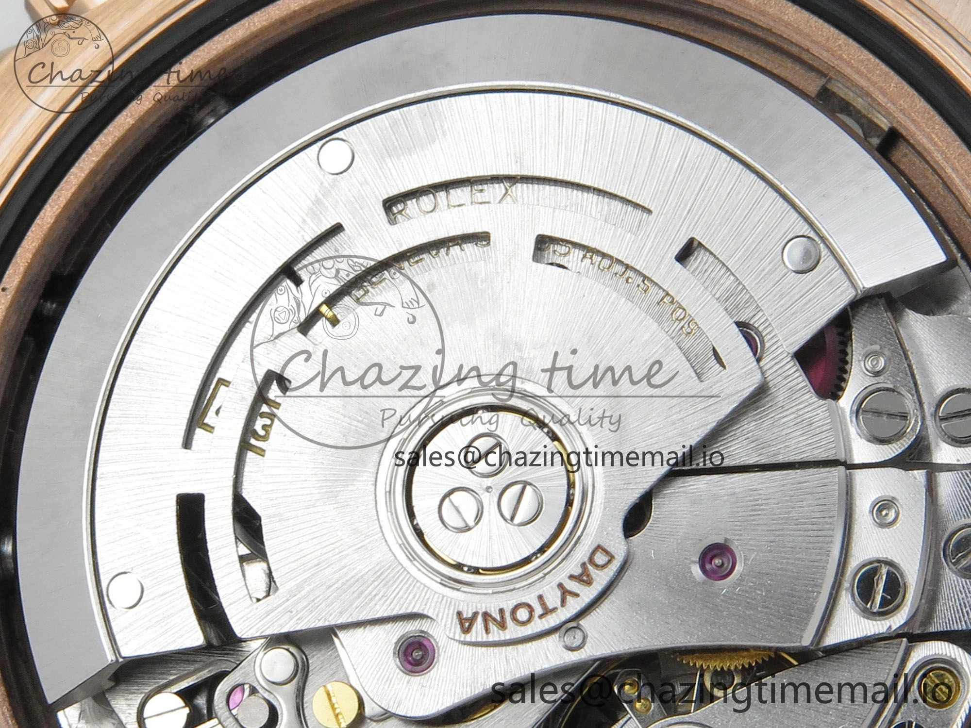 Practical Daytona 116515 RG 3CF 1:1 Best Edition Black Bezel Meteorite Dial on Oysterflex Strap SH4130 V2(Mod Version) 10815