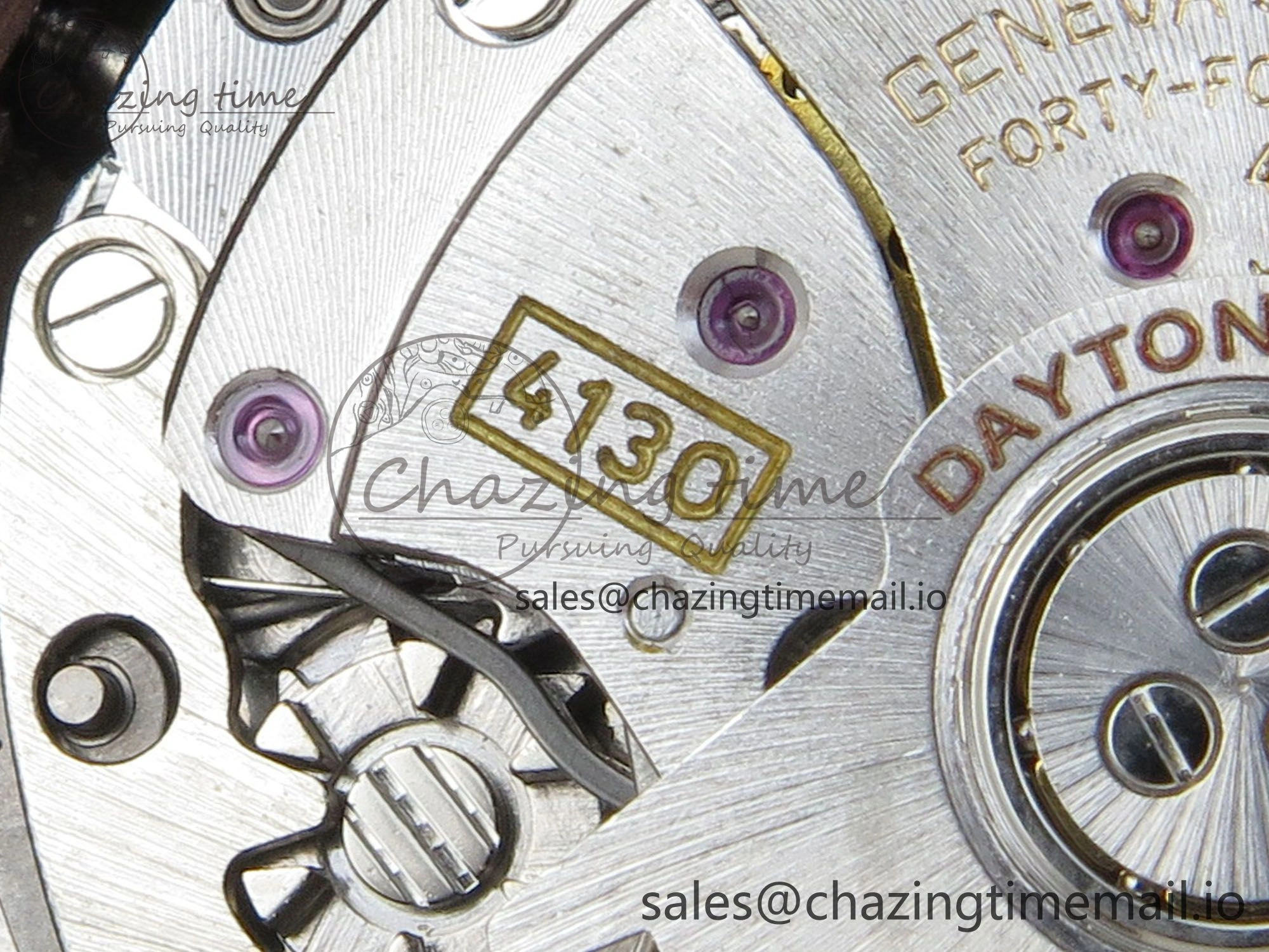 Practical Daytona 116515 RG 3CF 1:1 Best Edition Black Bezel Meteorite Dial on Oysterflex Strap SH4130 V2(Mod Version) 10815