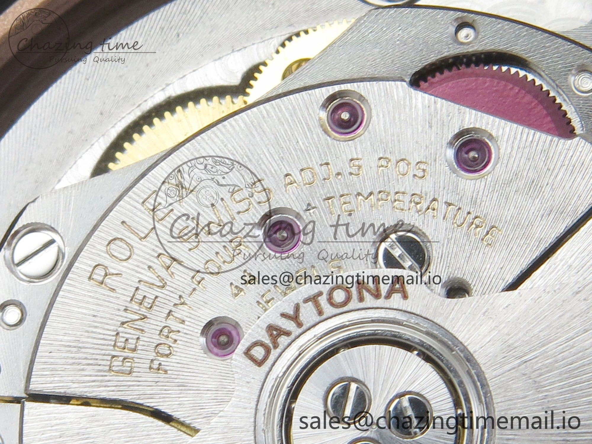Practical Daytona 116515 RG 3CF 1:1 Best Edition Black Bezel Meteorite Dial on Oysterflex Strap SH4130 V2(Mod Version) 10815