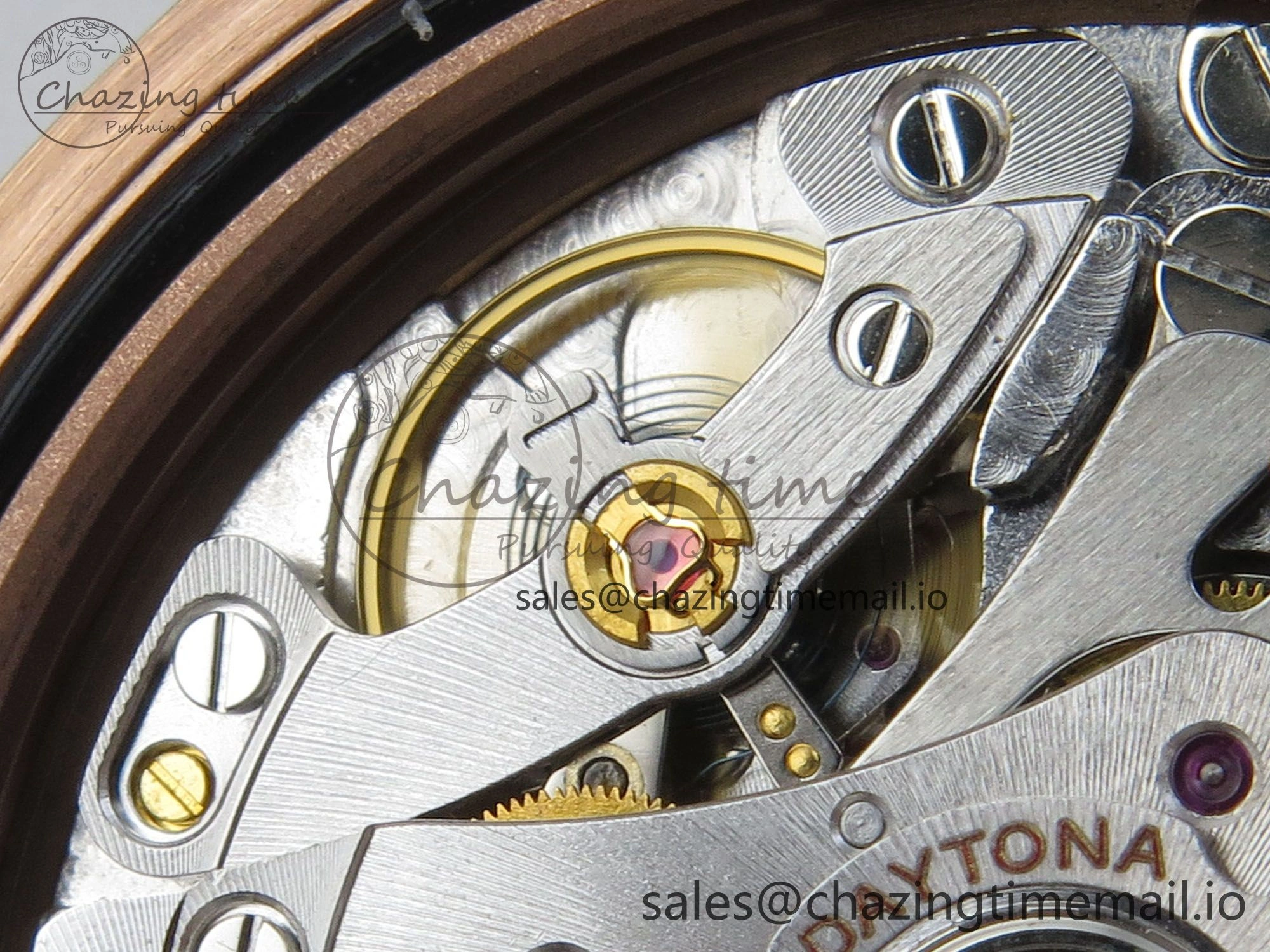 Practical Daytona 116515 RG 3CF 1:1 Best Edition Black Bezel Meteorite Dial on Oysterflex Strap SH4130 V2(Mod Version) 10815