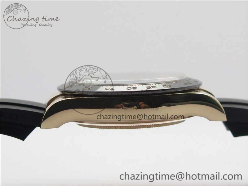 TimelessDesign Daytona 116515 RG 904L Noob 1:1 Best Edition Chocolate Dial On Black Rubber Strap SA4130 (Free Extra Strap) V 2998