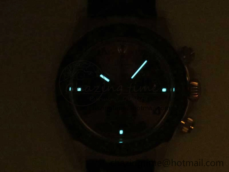 UrbanChic Daytona 116515 RG Noob 1:1 Best Edition Chocolate Dial On Leather Strap SA 3437