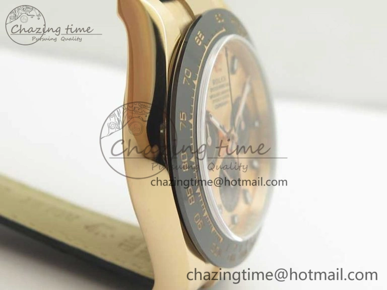 Daytona 116515 RG Noob 1:1 Best Edition Rose Gold Dial On Leather Strap SA FastDry 3435