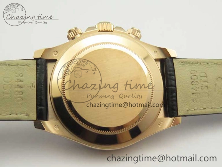 Daytona 116515 RG Noob 1:1 Best Edition Rose Gold Dial On Leather Strap SA FastDry 3435