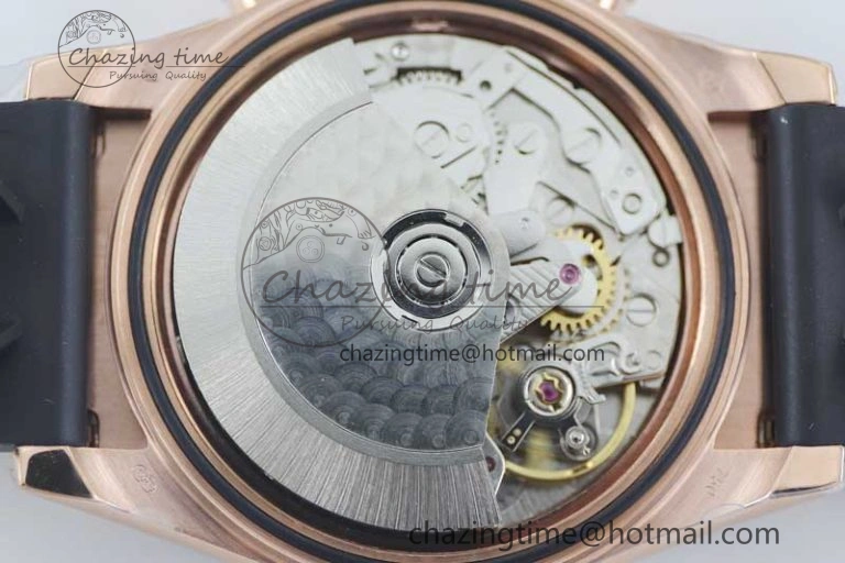 UrbanChic Daytona 116515 RG TWF 1:1 Best Edition 904L Steel Black  RG Diamonds Dial on Oysterflex Strap A 2416