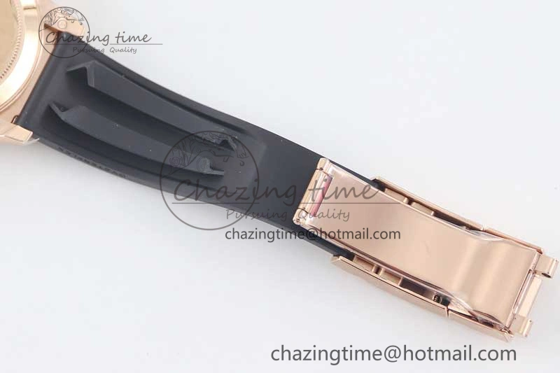 Daytona 116515 RG TWF 1:1 Best Edition 904L Steel Brown Roman Dial on Oysterflex Strap A Sleek 2418