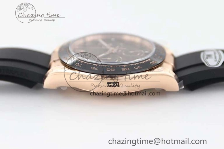 Daytona 116515 RG TWF 1:1 Best Edition 904L Steel Brown Roman Dial on Oysterflex Strap A Sleek 2418