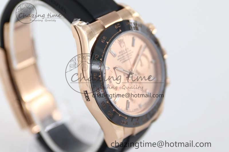 Upgraded Daytona 116515 RG TWF 1:1 Best Edition 904L Steel RG  Crystal Markers Dial on Oysterflex Strap A 2419