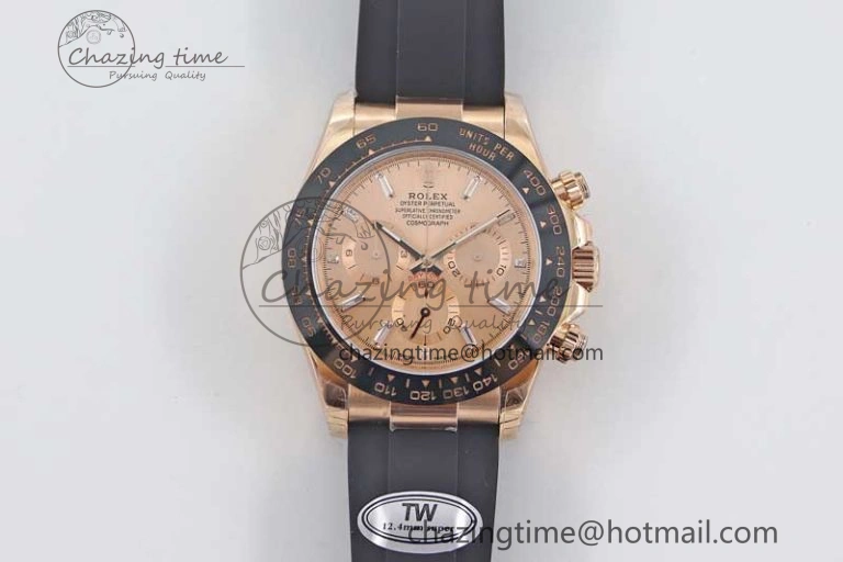 Upgraded Daytona 116515 RG TWF 1:1 Best Edition 904L Steel RG  Crystal Markers Dial on Oysterflex Strap A 2419