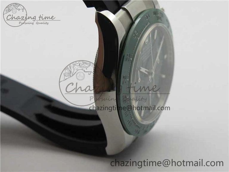 Daytona 116515 SS UBF Best Edition Green Stick Markers Dial on Rubber Strap A Functional 2948