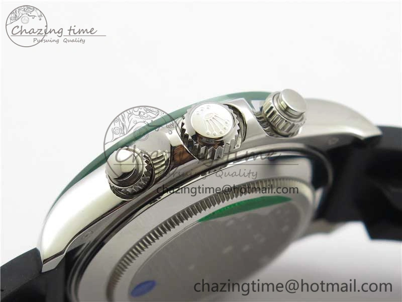 StreetReady Daytona 116515 SS UBF Best Edition Red Stick Markers Dial on Rubber Strap A 2943