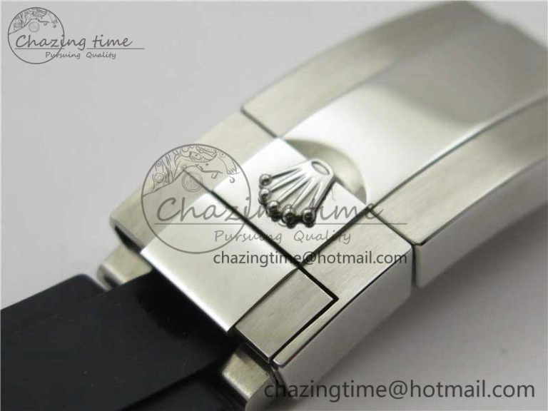 StreetReady Daytona 116515 SS UBF Best Edition Red Stick Markers Dial on Rubber Strap A 2943